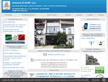 Tablet Screenshot of comune.alme.bg.it